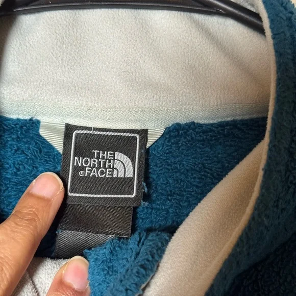 The North Face Blue Fleece Jacket Size M - Picture 5 of 6